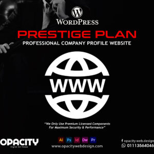 Prestige Web Design Plan