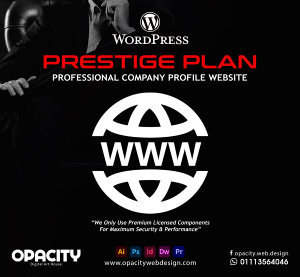 Prestige Web Design Plan