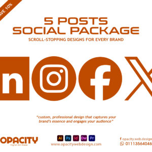 5 Posts Social Package