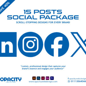 15 Posts Social Package