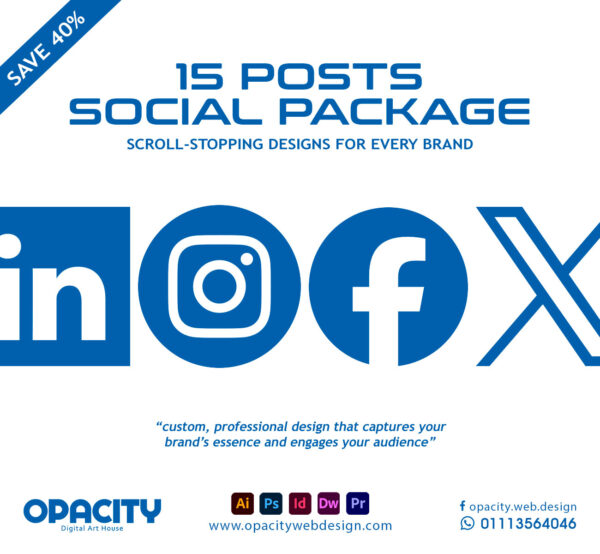 15 Posts Social Package