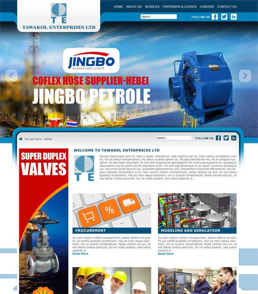 Tawakol Website Design