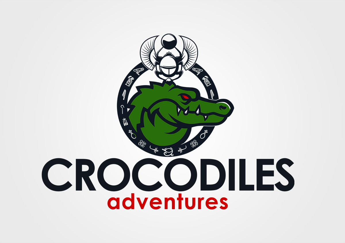 Crocodiles Adventures Logo Design