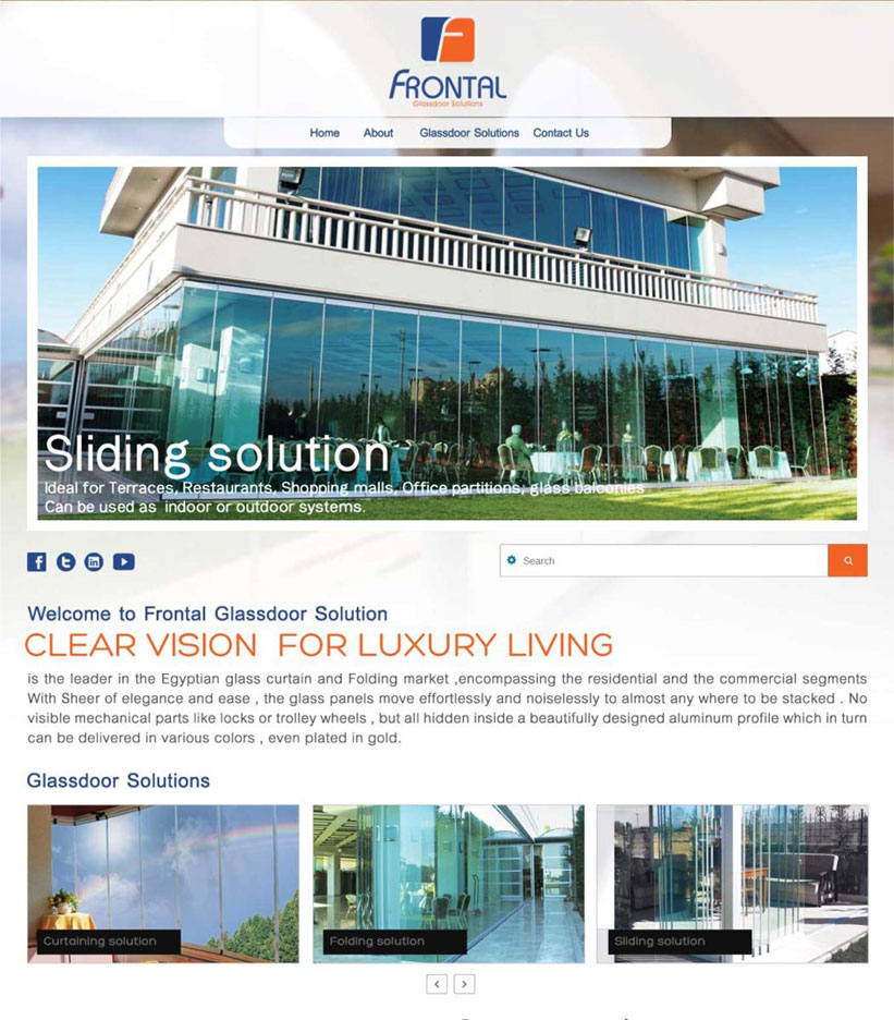 Frontal Website Design