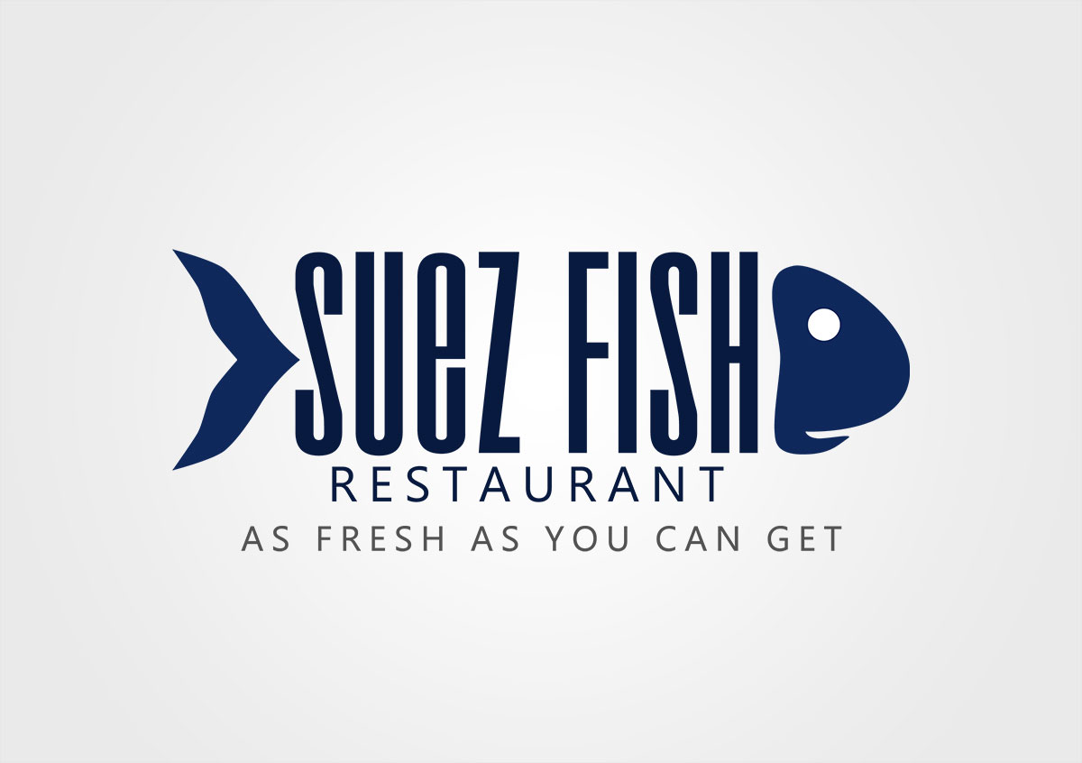 Suez Fish Logo Design
